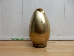 017* Uil abstract goud kleurig - Afbeelding 3