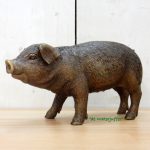 063* bronzen varken